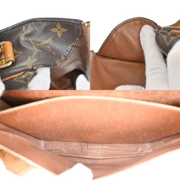 LOUIS VUITTON Cartouchiere GM Shoulder Bag Monogram Leather Brown M51252 69KB251 - Picture 11 of 16
